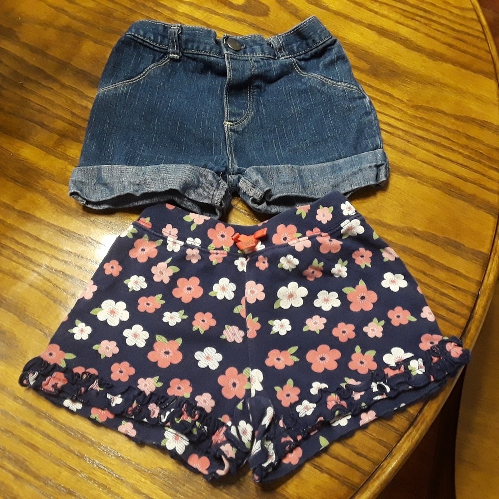 💚💙SOLD💚💙2 pack bundle of shorts size 2T